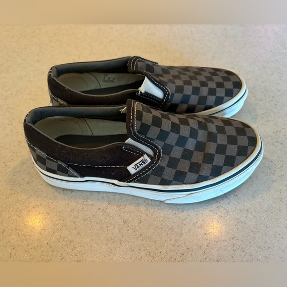 Vans - Black/grey check - Kids size 2.0 - Picture 1 of 3